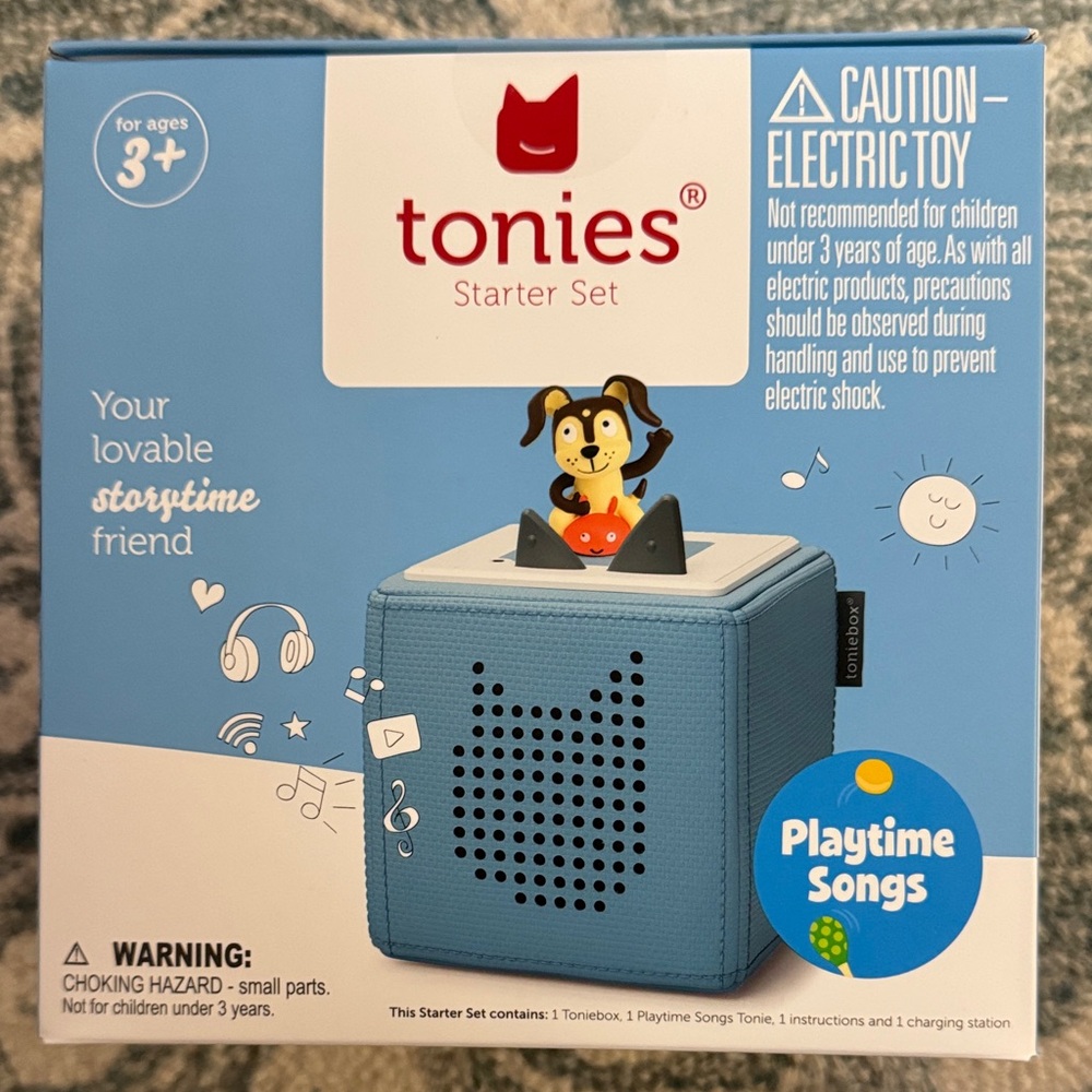 Tonies Starter Set - Blue Kids Learning Toy, brand new/unopened